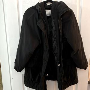 Black London Fog Insulated Coat